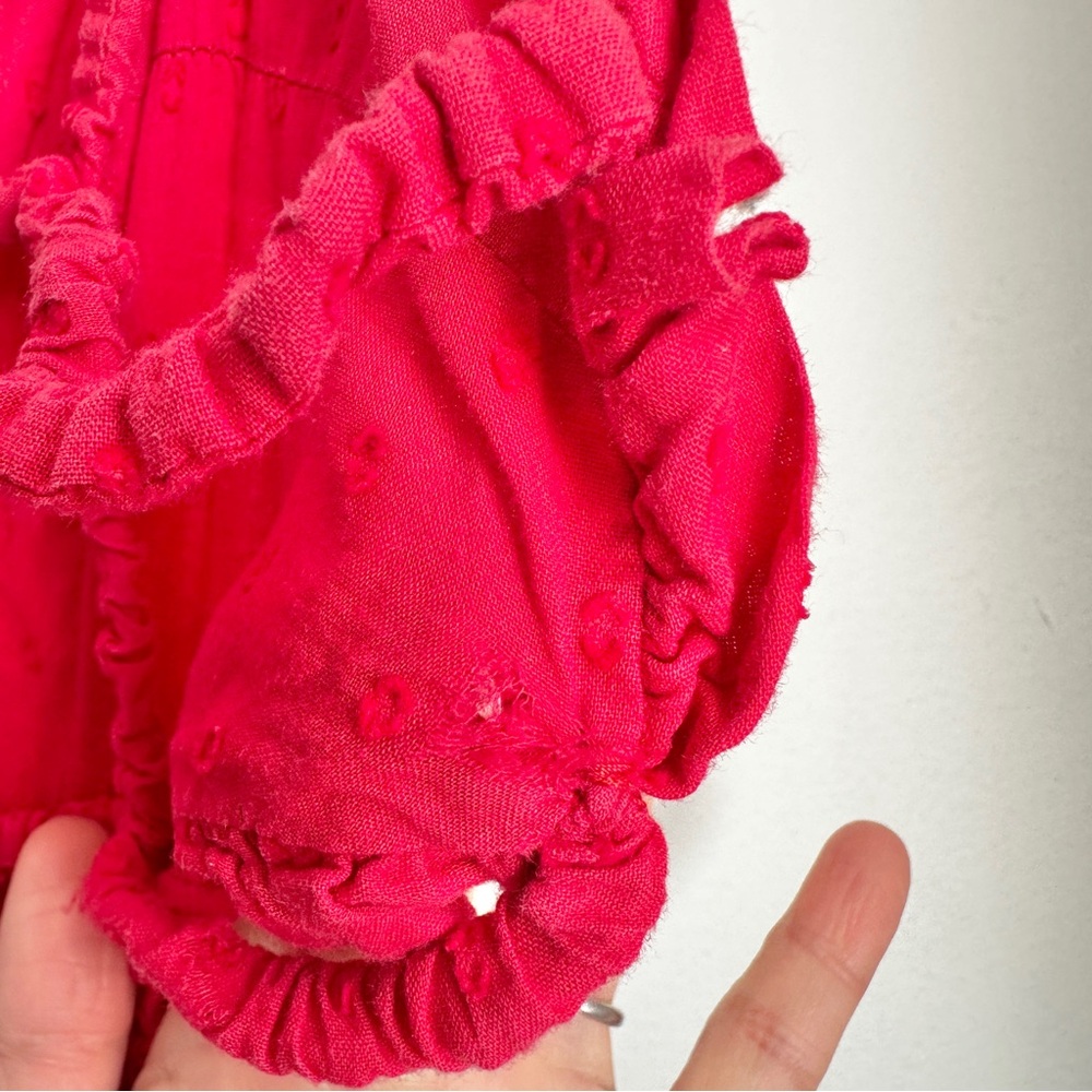 FARM Rio Scarlet Ruffled Backless Midi Dress - Picture 8 of 16